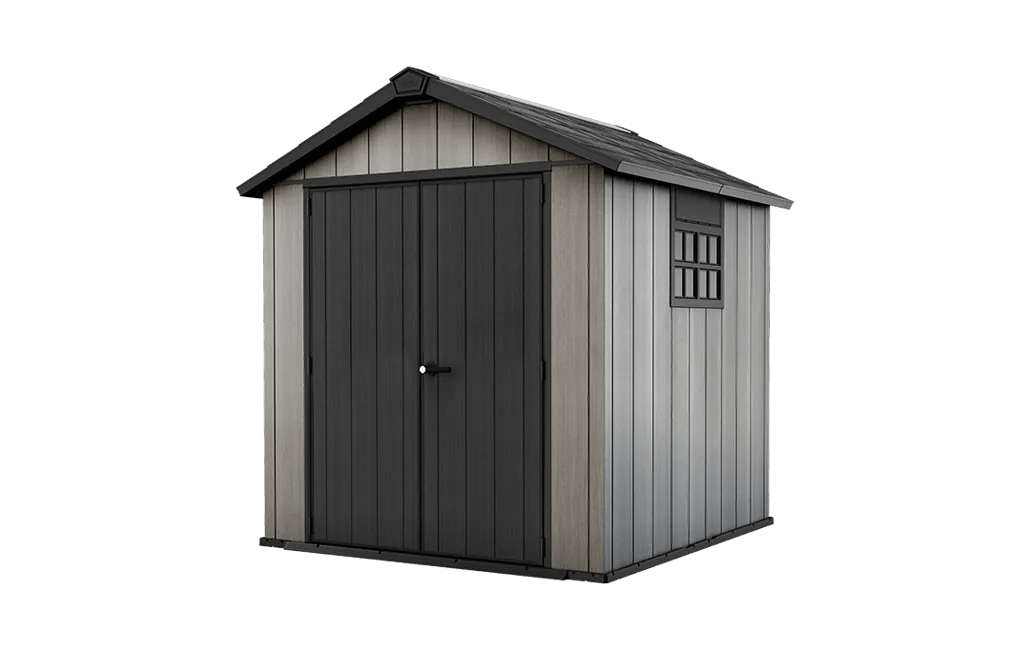 Oakland 7.5x7 Storage Shed - Grey