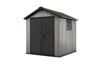 Oakland 7.5x7 Storage Shed - Grey - Large Sheds