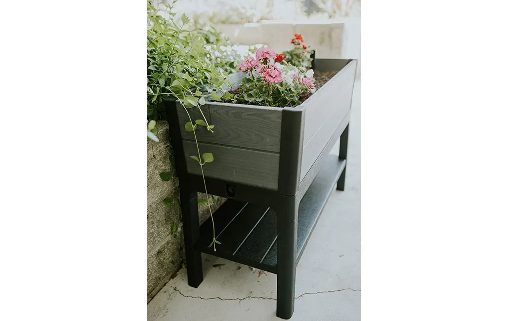 Graphite Darwin 29 Gallon Elevated Garden Bed - Keter US