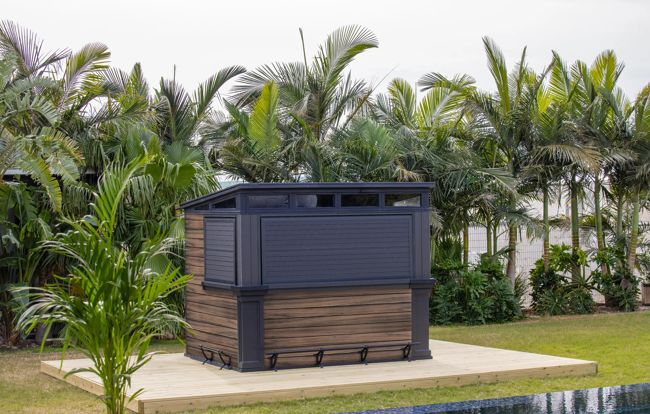 Signature Outdoor Garden Bar - Rosewood