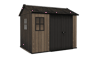 Apex 7.5x9 Storage Shed - חום אגוז