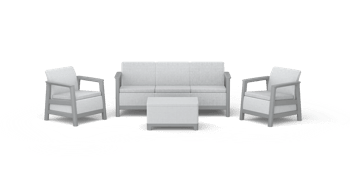 Scandi Linea 5-zitter Loungeset - Tuinmeubelen