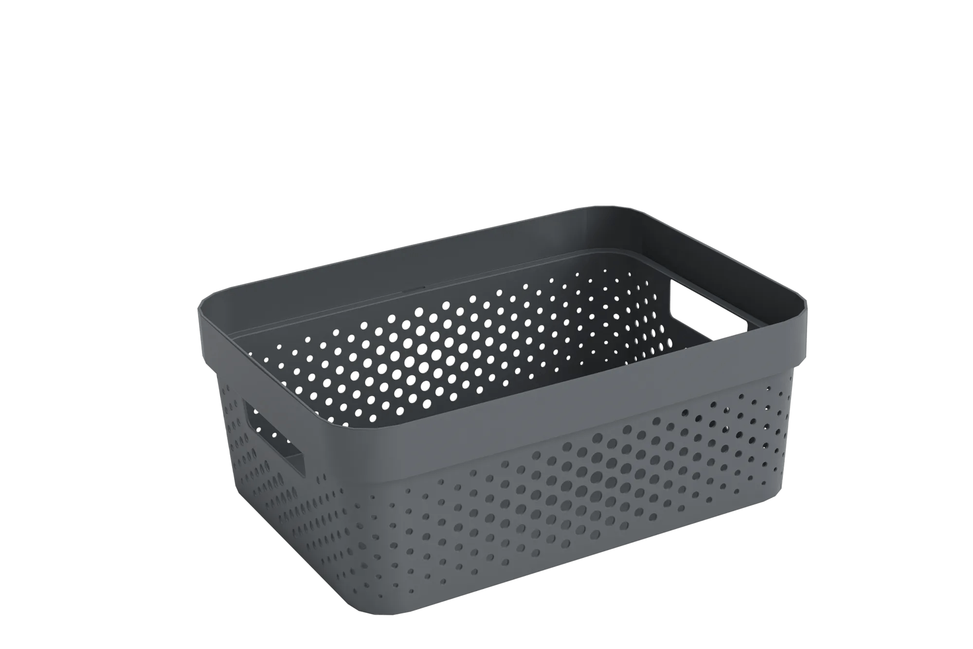 Infinity Dots Opbergbox 11L - Antraciet