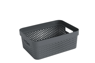 Infinity Dots Opbergbox 11L - Antraciet - Opbergen