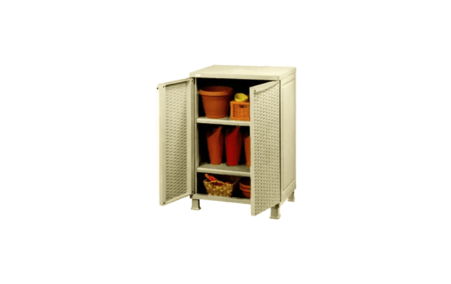 ארון שירות ראטן נמוך - BASE MATRIX - בז&#039; thumbnail