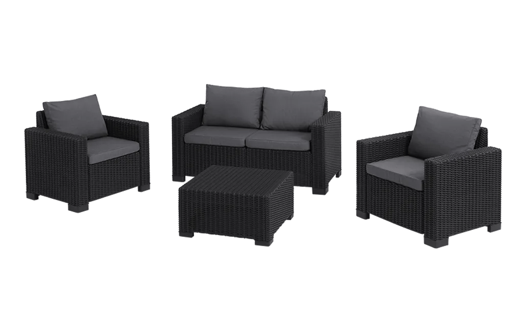 California 2 Seater Sofa - Graphite