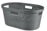 Infinity Dots Wasmand 40L - Antraciet
