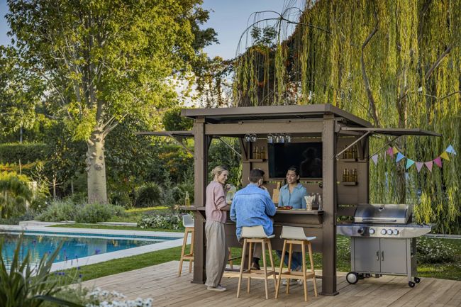 Signature Bar-B-Q Gazebo - PINE