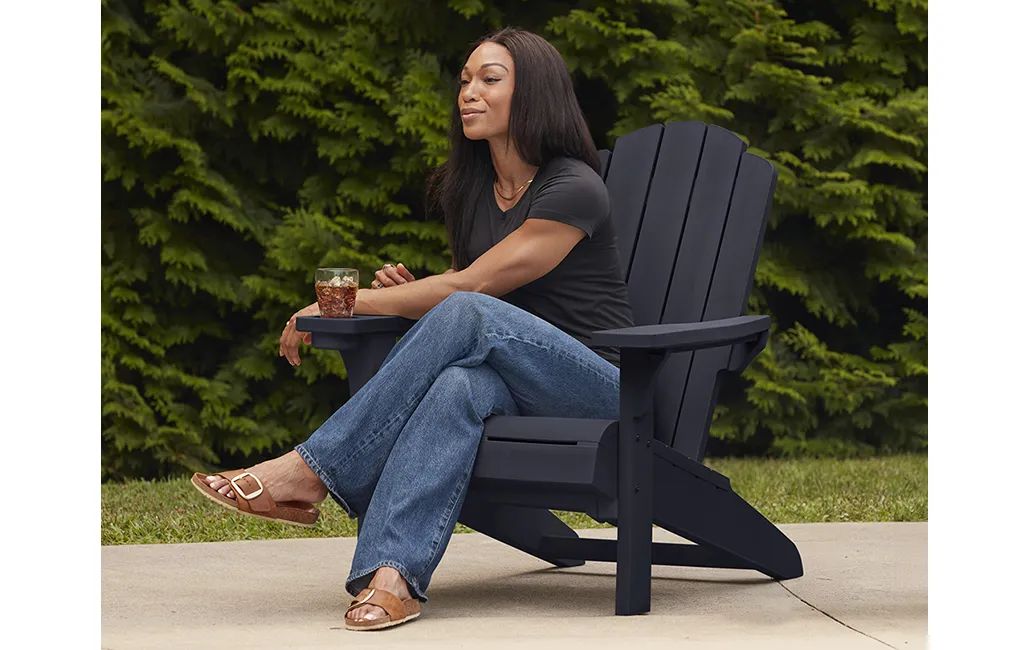 Chaise Adirondack d’extérieur Kiawah Bleue – Keter Canada