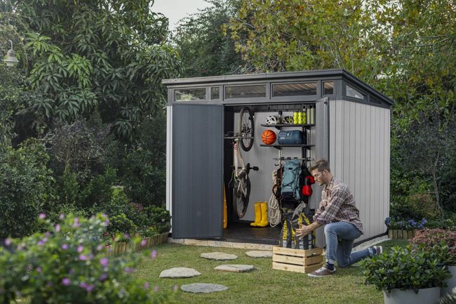 Artisan-Gartenhaus 2.0 9x7 - Dunkelgrau