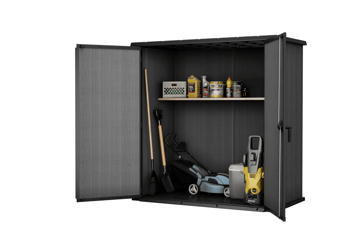 Cortina Fortress Tuinkast – 188 x 106,5 x 195 cm - Grau