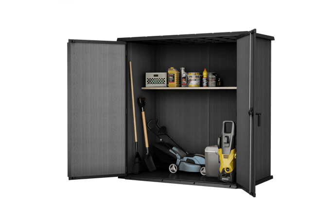 Cortina Fortress Tuinkast - 188x106,5x195cm - Grijs