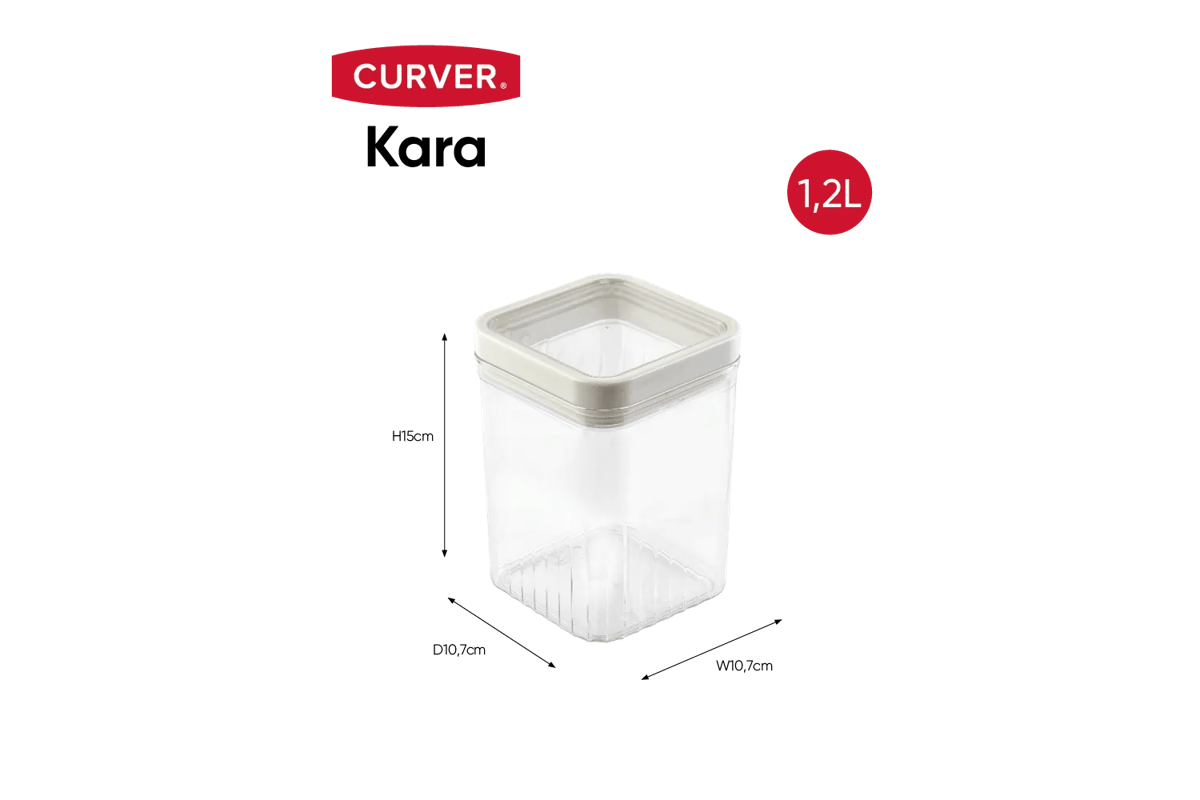 Kara Voorraadbus 1,2L - Wit