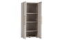 Armario alto de exterior Groove - 180x45x80 cm. - Beige