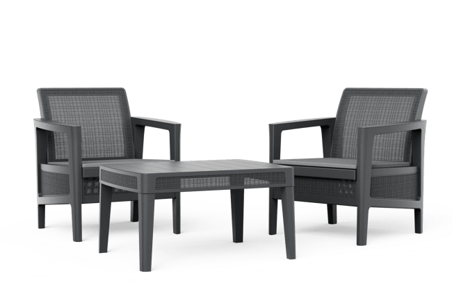 Atlas Linea Balcony Set - Graphite