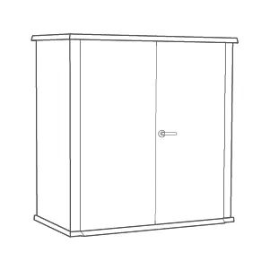 Signature Pine-look XL Outdoor Vertical Storage Shed - Keter US