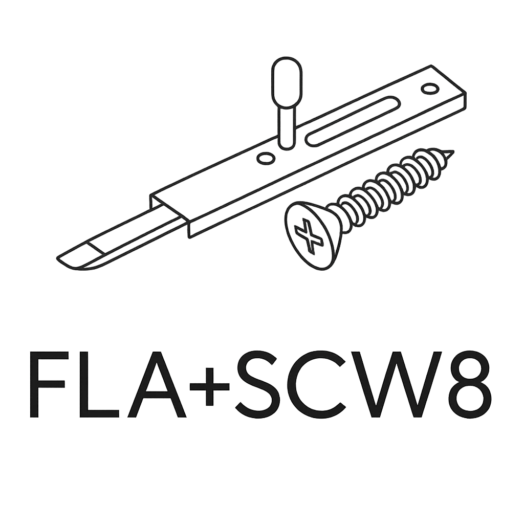 FLA+SCW8 - Factor Door Bar (2pcs) - Graphite