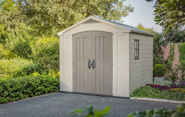 Buy Factor Brown Large Storage Shed 8x8 - Keter Canada