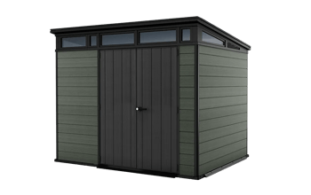 Cortina 9x7 Storage Shed - Green - Large Sheds