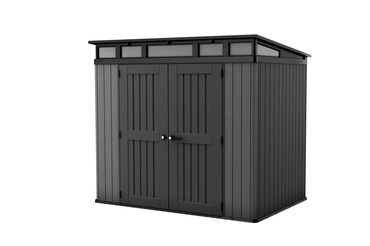 Stronghold Belfort Pent Shed 8x6ft - Grey
