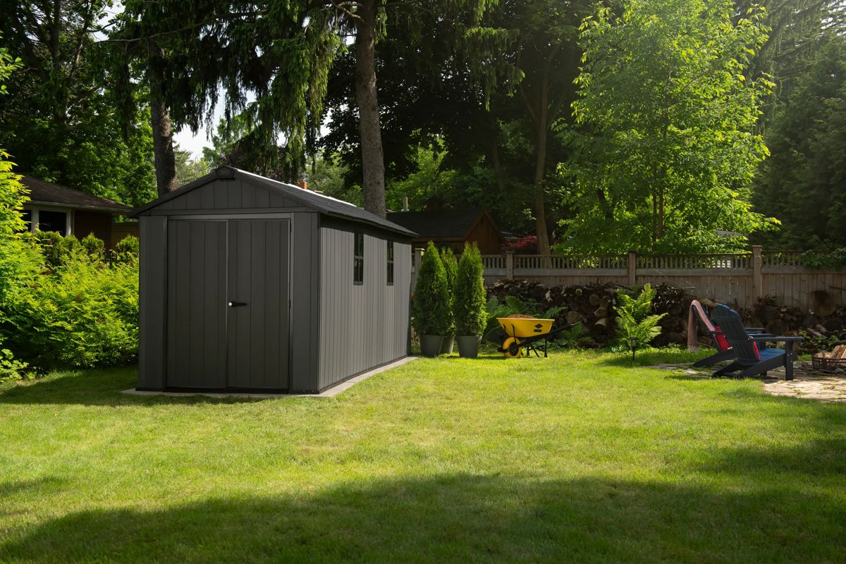 Caseta de exterior Newton Plus 7515 - 230x476x246 cm y 10 m2
