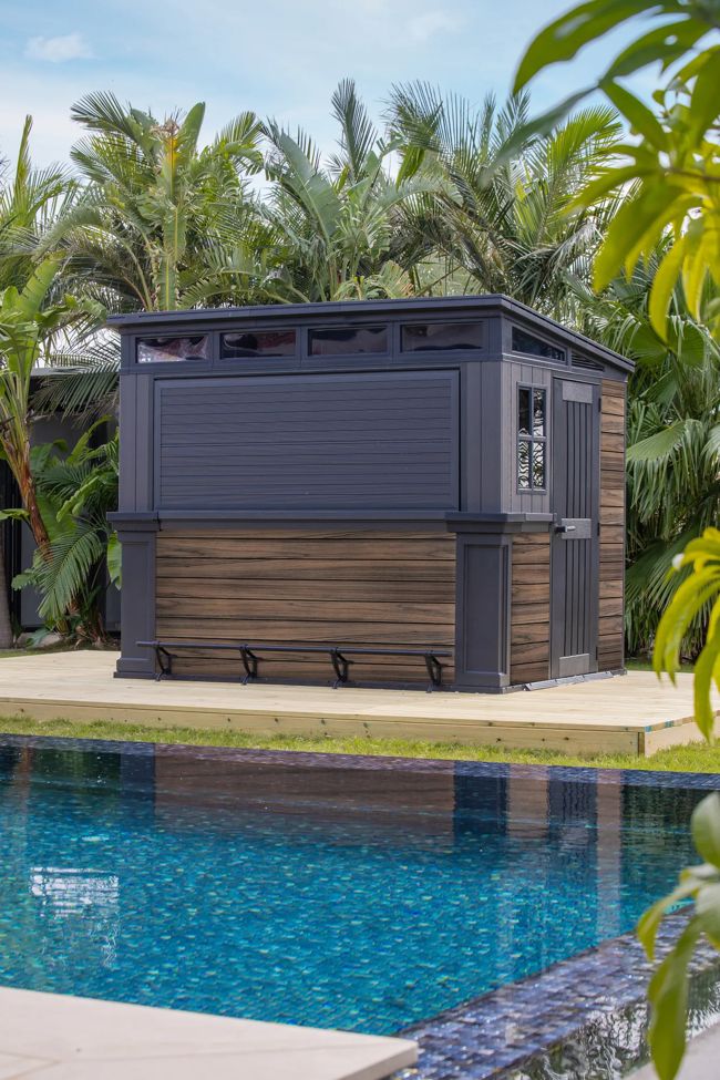 Signature Outdoor Garden Bar - Rosewood