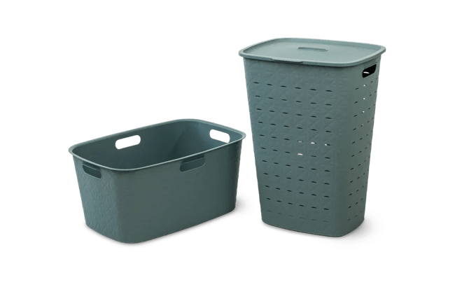 סל כביסה סופטקס 45 ליטר - כחול