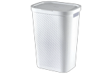 Infinity Dots Wasmand 60L - Wit