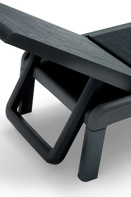 Mallorca Ligbed - 58x187.5x29 - Antraciet