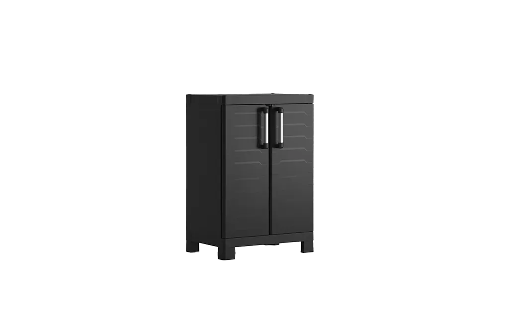Armoire basse Detroit - 65x45xH97 cm - Noir