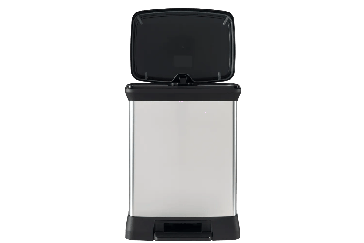 Decobin Prullenbak 30L - Zilver