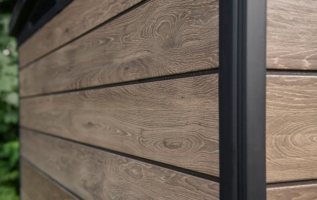 Signature Pent Shed 9x7ft - Ashwood Brown