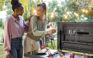 Graphite Patio Cooler and Beverage Cart - Keter US