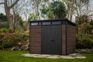 Caseta de exterior Signature 9x7 - 279x218x226 cm y 6,1 m2 - Rosewood