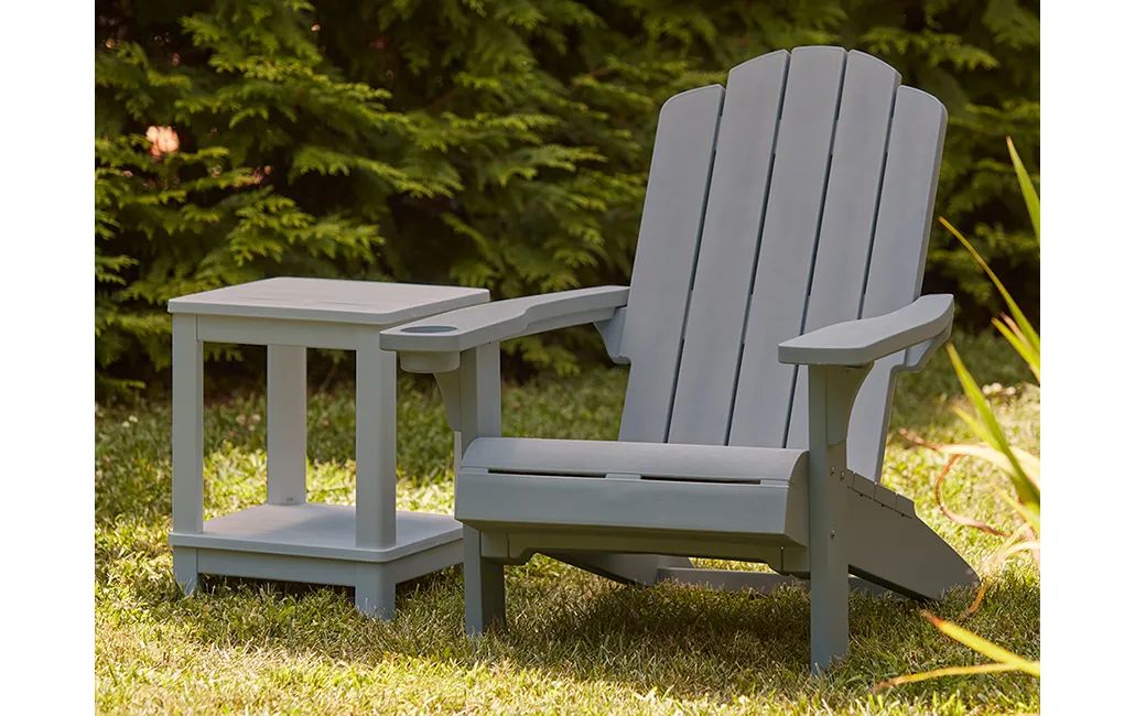 Chaise Adirondack d’extérieur Kiawah Grise – Keter Canada