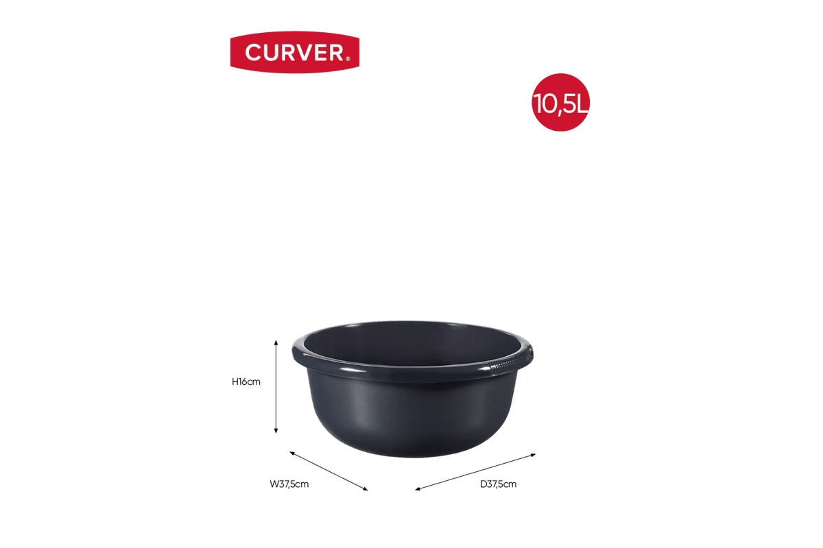 Afwasbak 10,5L - Antraciet