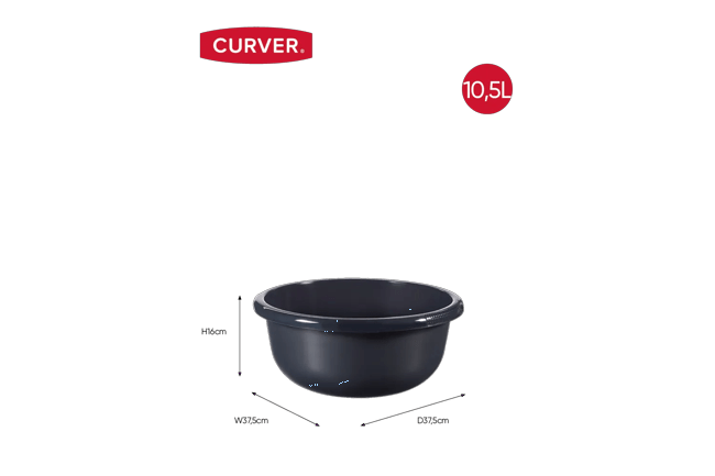 Afwasbak 10,5L - Antraciet