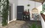 Armario bajo de exterior Moby - 100x44x80 cm. - 