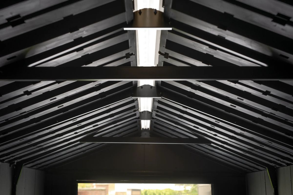 Caseta de exterior Newton Plus 7515 - 230x476x246 cm y 10 m2