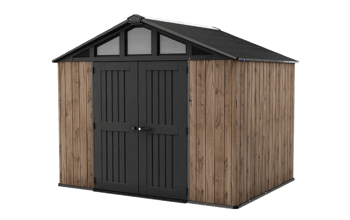 Abri de jardin Stronghold 108 - 7,7m2 - Marron aspect Douglas - Abri de jardin