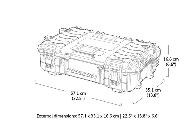 Système modulable 3-en-1 ROC Pro - Noir