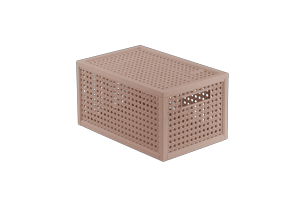 Kaya Opbergmand 7L - Warm Taupe. - Opbergmanden