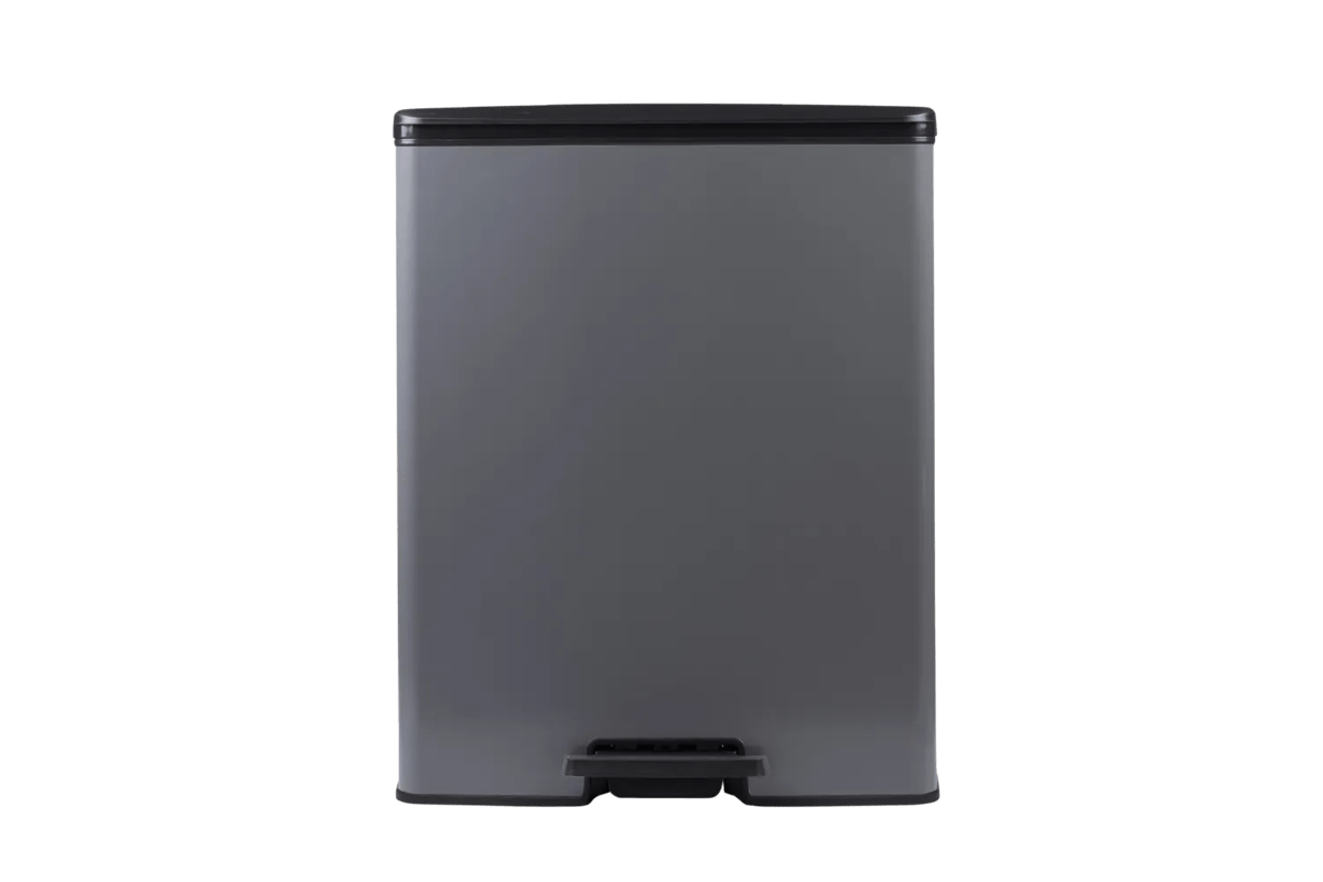 Decobin Duo Prullenbak 26L+26L - Grijs