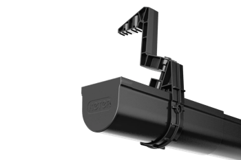 Rain Gutter - Schwarz - Mittlere Gartenhäuser