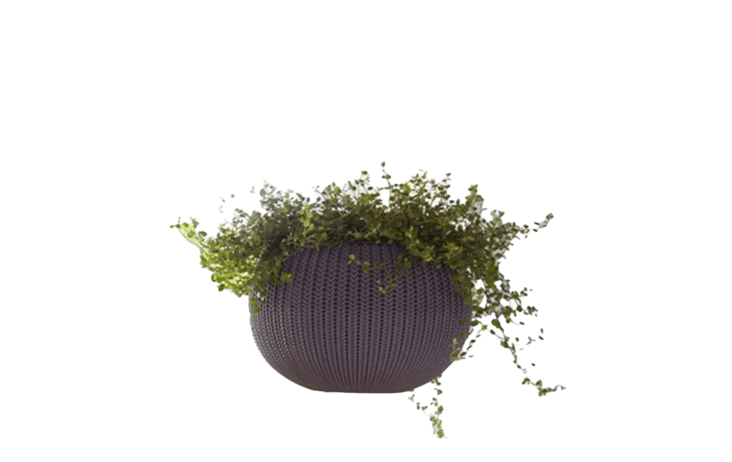 עציץ קוזי 28 נתלה  - סגול