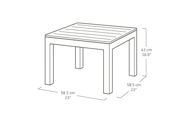 פינת ישיבה רוסלי - 5 מושבים פינתית - אפור כהה