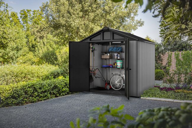 Stronghold 8x6ft Shed - Grey