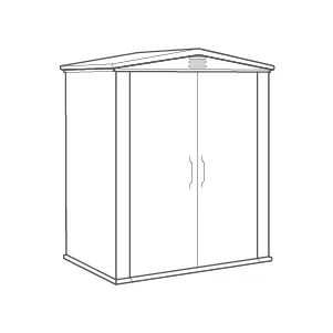 Buy Factor Brown Medium Storage Shed 6x3 - Keter Canada