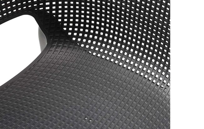 Fauteuil Elisa - Lot de 4 - Anthracite