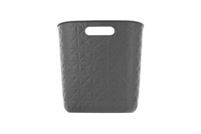 סלסלת כביסה סופטקס מרובעת 15 ליטר - אפור